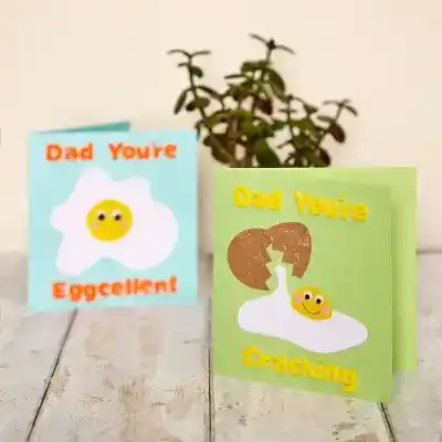 Father’s Day Egg Card craft activity
