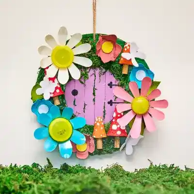 Fairy Garden Wreath craft activity