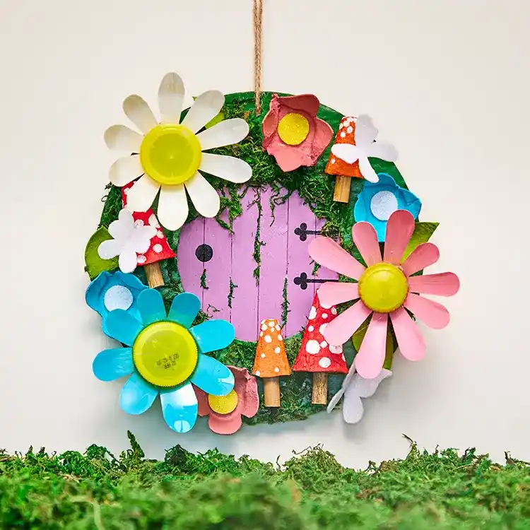 Fairy Garden Wreath craft activity