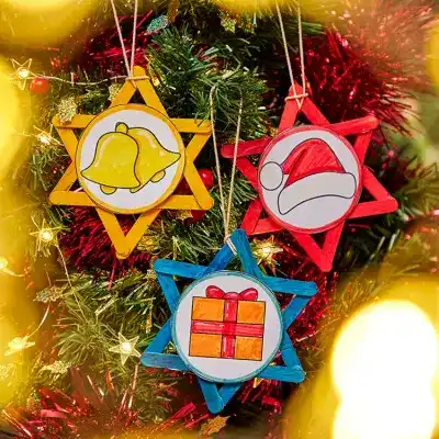Christmas Character Star Decorations
