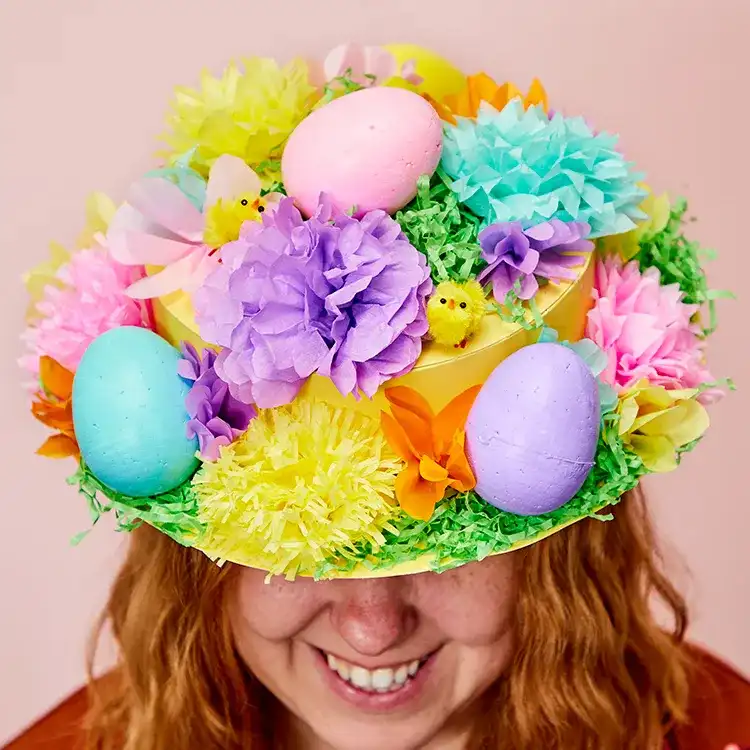 Easter Floral Bonnet craft activity