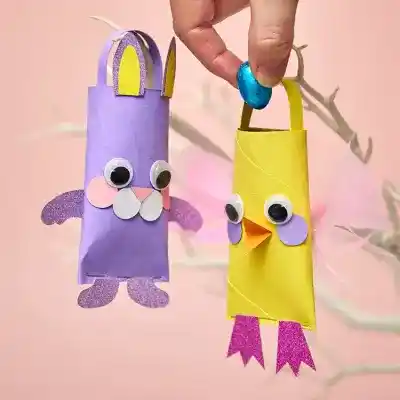 Easter Character Treat Holders craft activity