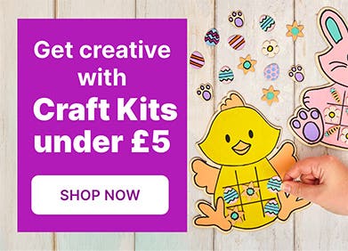 Easter Craft Kits under £5 - Perfect for beginners!