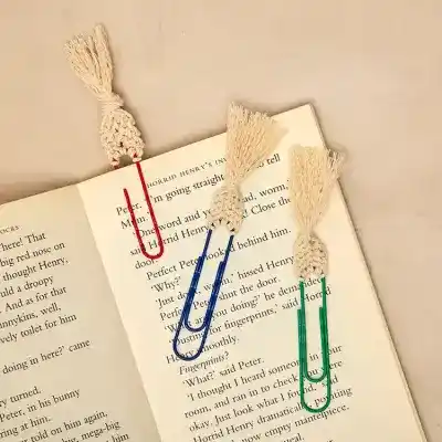 Macrame Page Keeper craft activity