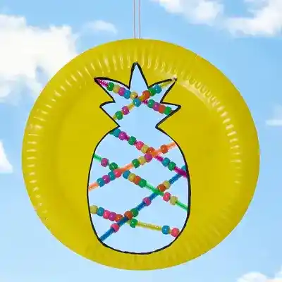 Pineapple Suncatcher craft activity