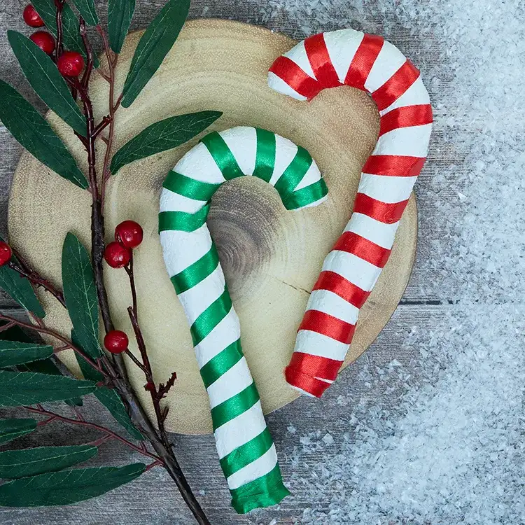 DIY Candy Canes craft activity