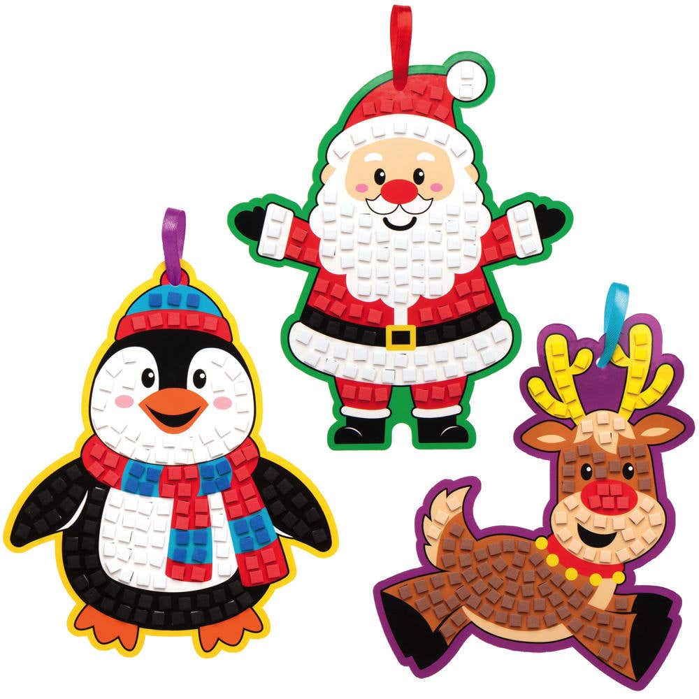 PixelHobby Seasons Greetings Santa Mosaic Art Kit