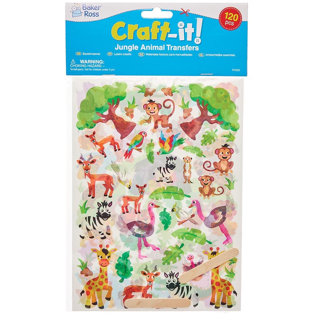 Beistle Jungle Animal Requisiten (6 Stück) – Bedruckte Tier-Figuren Aus Kunststoff, 43 Cm Bis 1,57 M