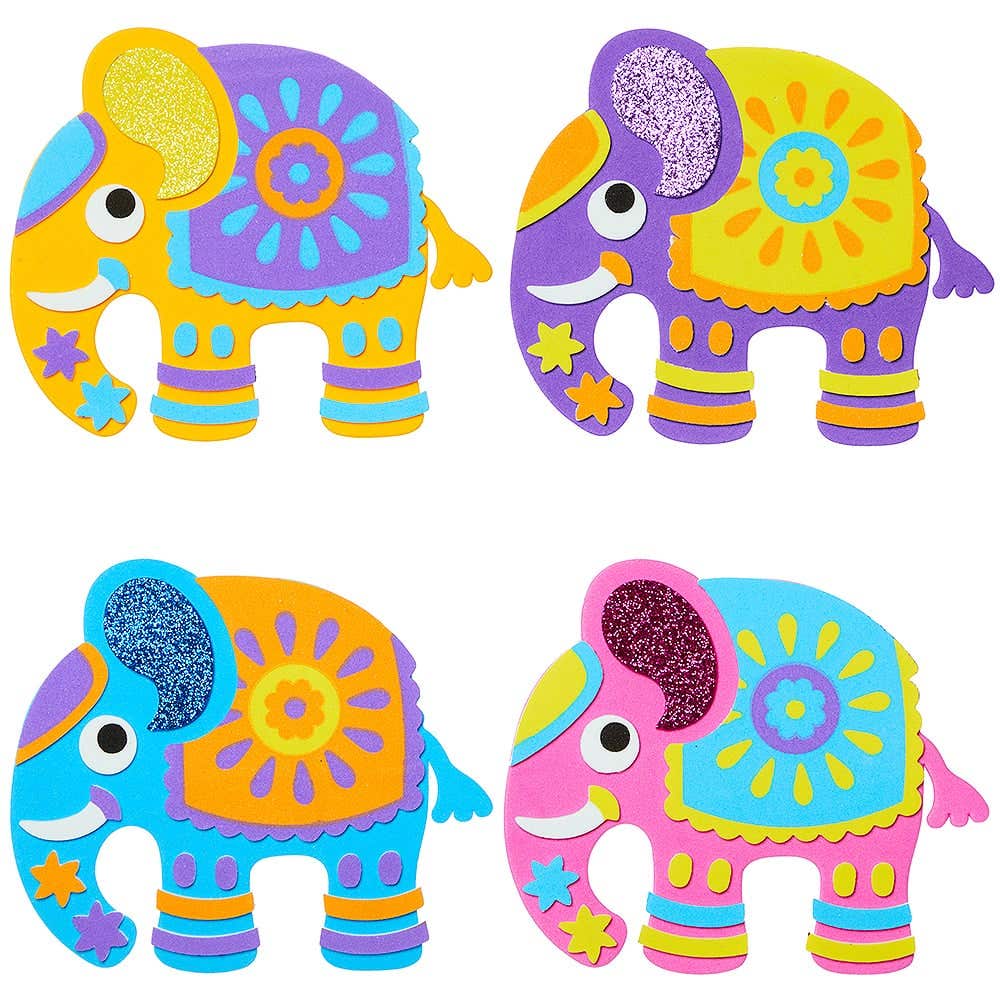 Baker Ross Mix-und-Match Magnet Bausätze – 8er Pack Unterwasser-Tiere, Schaumstoff Bastelset