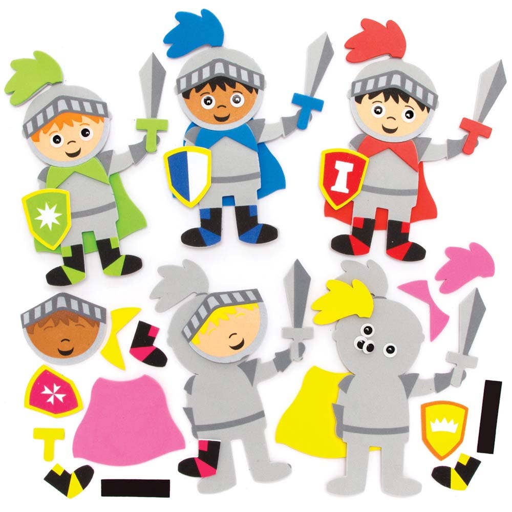 Baker Ross Mix-und-Match Magnet-Bausätze 8er-Pack - Bauernhoftiere Zum Basteln Für Kinder Ab 3 Jahren