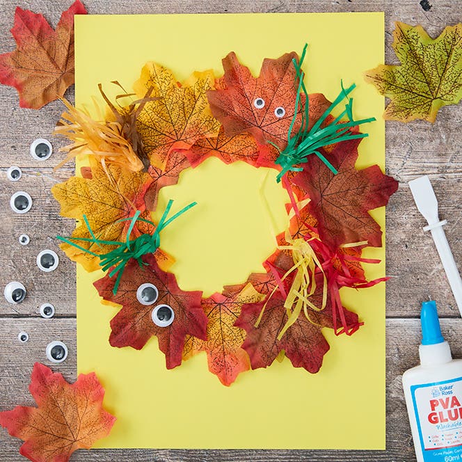 Autumn Leaf Collage