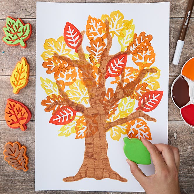 Autumn Leaf Printing
