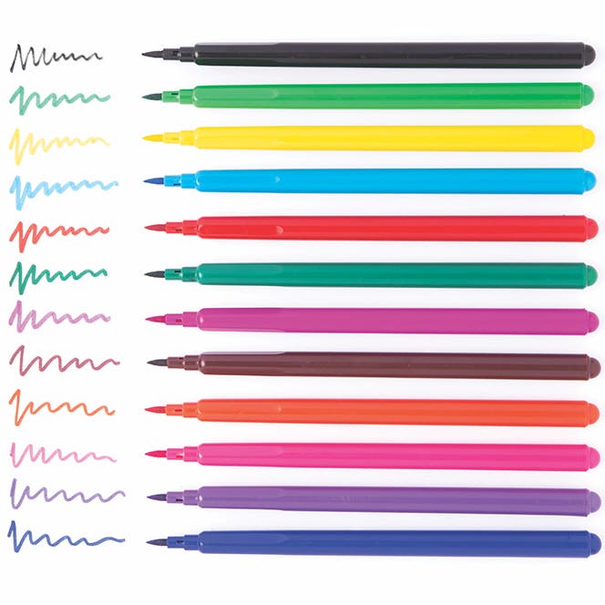 Brush Tip Marker Pens