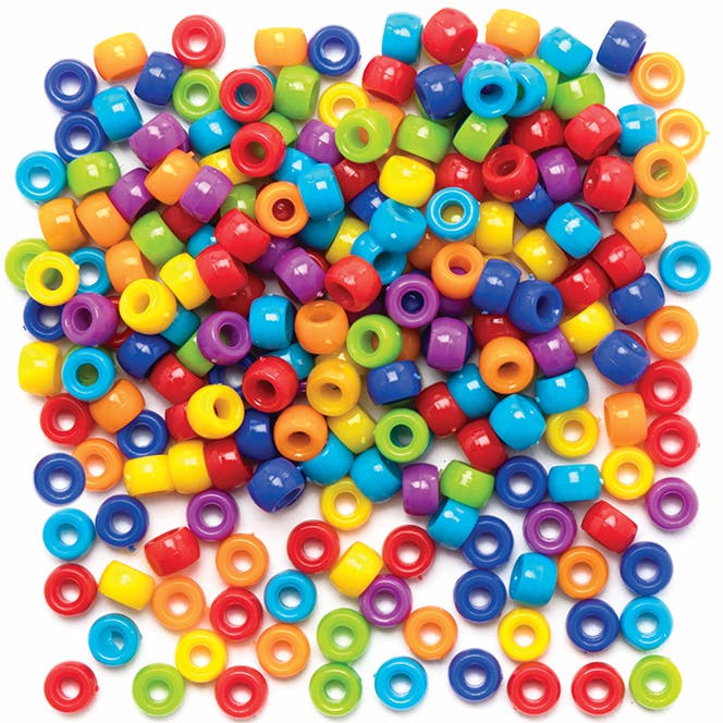 Rainbow Colour Beads Value Pack